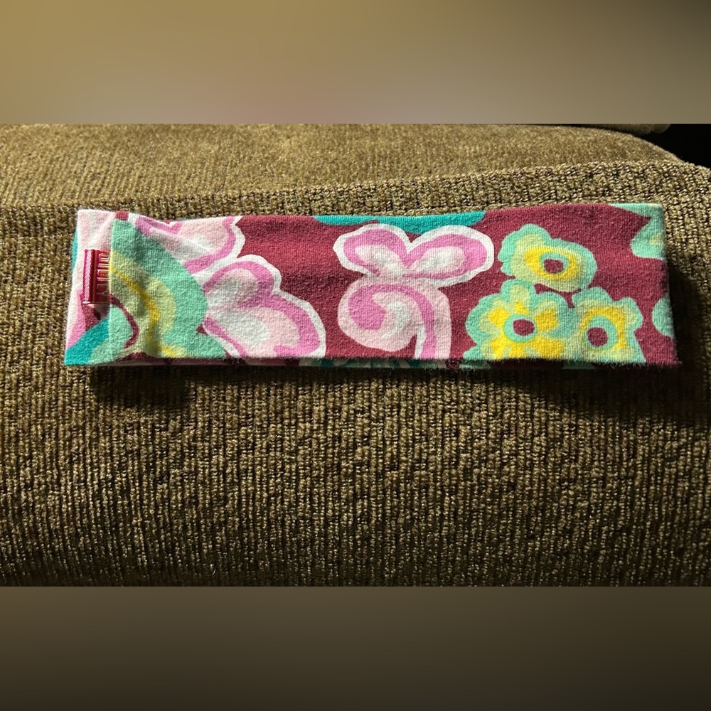 Oilily Floral Hairband - Pink, Yellow, Green